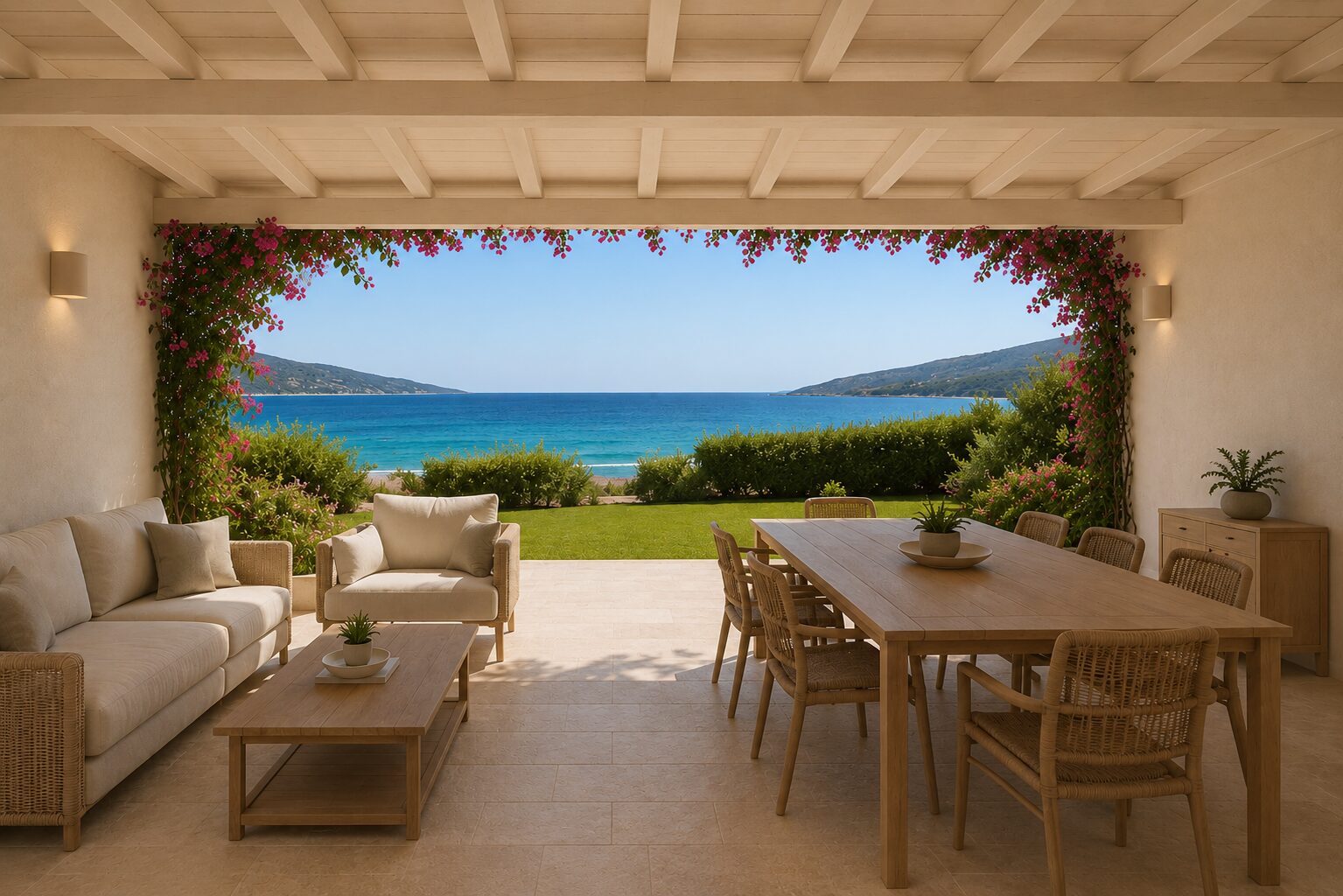 Veranda vista mare